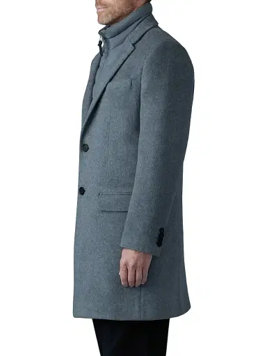 Mackage Men's Skai Down-Lined Wool Coat - Carbon Mix | Thumbnail 4 Mackage Men's Skai Down-Lined Wool Coat - Carbon Mix | Thumbnail 4