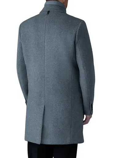 Mackage Men's Skai Down-Lined Wool Coat - Carbon Mix | Thumbnail 5 Mackage Men's Skai Down-Lined Wool Coat - Carbon Mix | Thumbnail 5