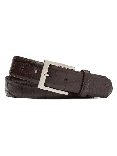 W. Kleinberg Men's Alligator Belt | Thumbnail 1 W. Kleinberg Men's Alligator Belt | Thumbnail 1