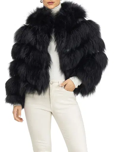 Gorski Women's Select Lamb Jacket - Black - Size XL | Thumbnail 2 Gorski Women's Select Lamb Jacket - Black - Size XL | Thumbnail 2