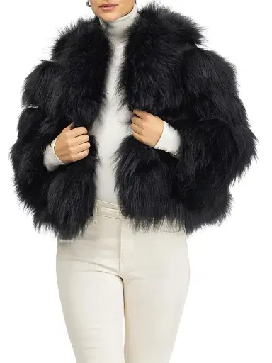 Gorski Women's Select Lamb Jacket - Black - Size XL | Thumbnail 3 Gorski Women's Select Lamb Jacket - Black - Size XL | Thumbnail 3