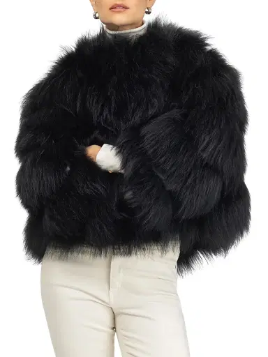 Gorski Women's Select Lamb Jacket - Black - Size XL | Thumbnail 4 Gorski Women's Select Lamb Jacket - Black - Size XL | Thumbnail 4