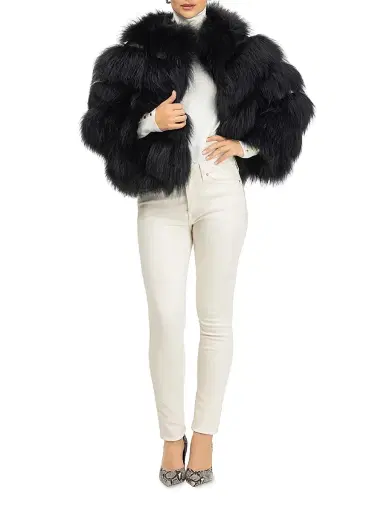Gorski Women's Select Lamb Jacket - Black - Size XL | Thumbnail 6 Gorski Women's Select Lamb Jacket - Black - Size XL | Thumbnail 6