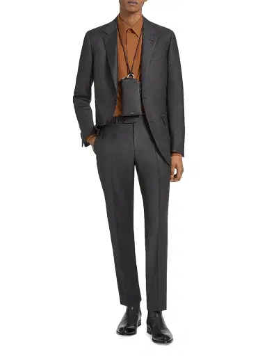 Zegna Men's Trofeo 600 Tailoring Evening Suit | Thumbnail 1 Zegna Men's Trofeo 600 Tailoring Evening Suit | Thumbnail 1