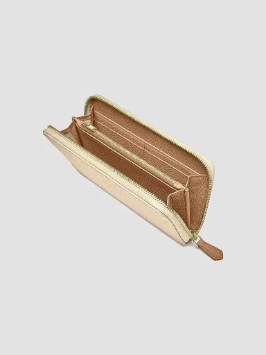 MAISON de SABRÉ Women's Long Leather Zip Wallet - Saharan Brown | Thumbnail 4 MAISON de SABRÉ Women's Long Leather Zip Wallet - Saharan Brown | Thumbnail 4
