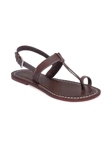 Bernardo Women's Maverick 2 Leather Toe Ring Sandals - Dark Chocolate | Thumbnail 2 Bernardo Women's Maverick 2 Leather Toe Ring Sandals - Dark Chocolate | Thumbnail 2
