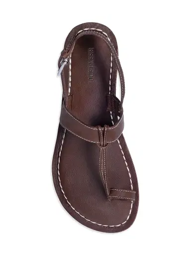 Bernardo Women's Maverick 2 Leather Toe Ring Sandals - Dark Chocolate | Thumbnail 3 Bernardo Women's Maverick 2 Leather Toe Ring Sandals - Dark Chocolate | Thumbnail 3