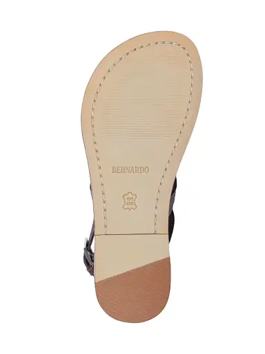 Bernardo Women's Maverick 2 Leather Toe Ring Sandals - Dark Chocolate | Thumbnail 4 Bernardo Women's Maverick 2 Leather Toe Ring Sandals - Dark Chocolate | Thumbnail 4