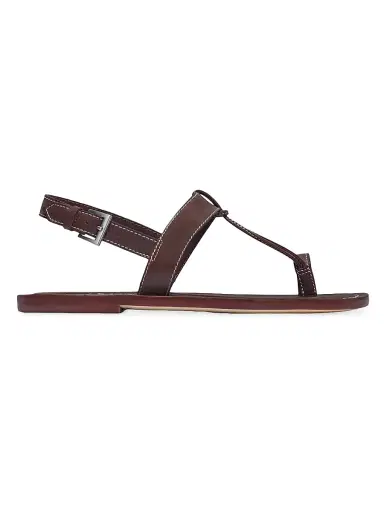 Bernardo Women's Maverick 2 Leather Toe Ring Sandals - Dark Chocolate | Thumbnail 1 Bernardo Women's Maverick 2 Leather Toe Ring Sandals - Dark Chocolate | Thumbnail 1