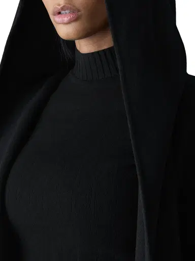 Mackage Women's Paya Double-Face Wool Bathrobe Wrap Coat - Black - Size XL | Thumbnail 6 Mackage Women's Paya Double-Face Wool Bathrobe Wrap Coat - Black - Size XL | Thumbnail 6