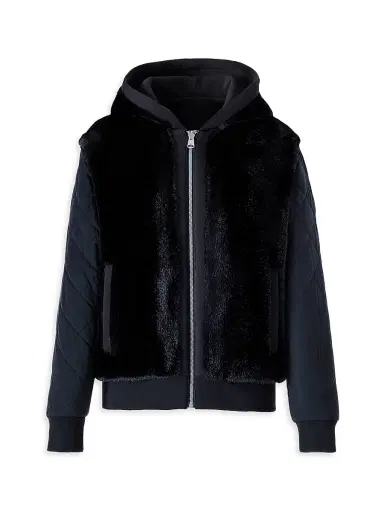 Mackage Little Kid's Mahala Faux Fur Hoodie - Black - Size 14 | Thumbnail 1 Mackage Little Kid's Mahala Faux Fur Hoodie - Black - Size 14 | Thumbnail 1