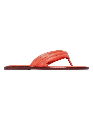 Bernardo Women's Miami Leather Thong Sandals - Sunset Orange | Thumbnail 1 Bernardo Women's Miami Leather Thong Sandals - Sunset Orange | Thumbnail 1