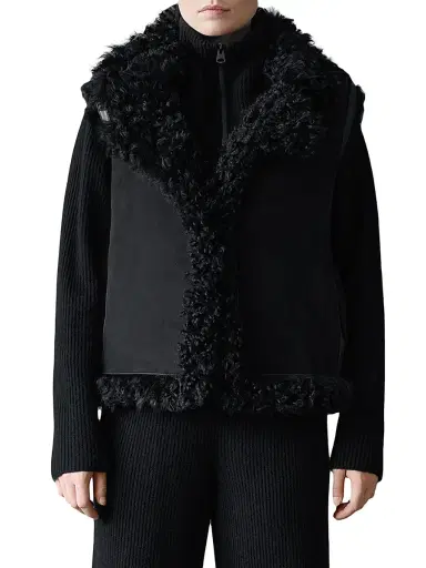 Mackage Women's Kasia Reversible Shearling Vest | Thumbnail 3 Mackage Women's Kasia Reversible Shearling Vest | Thumbnail 3
