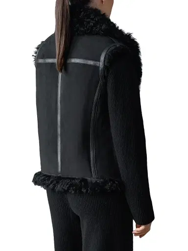 Mackage Women's Kasia Reversible Shearling Vest | Thumbnail 5 Mackage Women's Kasia Reversible Shearling Vest | Thumbnail 5