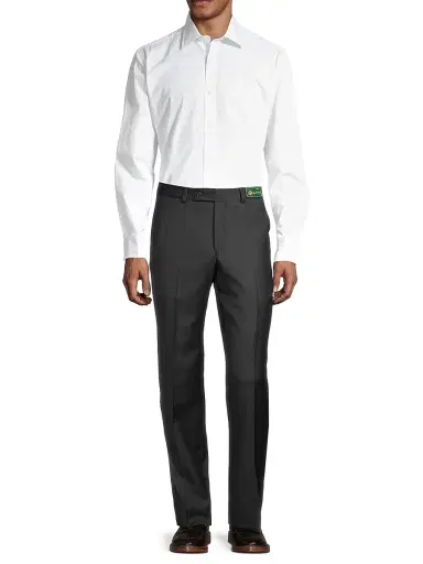 Saks Fifth Avenue Men's COLLECTION Wool Basic Pants - Black - Size 30 | Thumbnail 2 Saks Fifth Avenue Men's COLLECTION Wool Basic Pants - Black - Size 30 | Thumbnail 2
