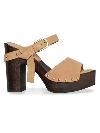 Bernardo 1946 Women's Luxor Platform Clog Sandals - Dune | Thumbnail 5 Bernardo 1946 Women's Luxor Platform Clog Sandals - Dune | Thumbnail 5
