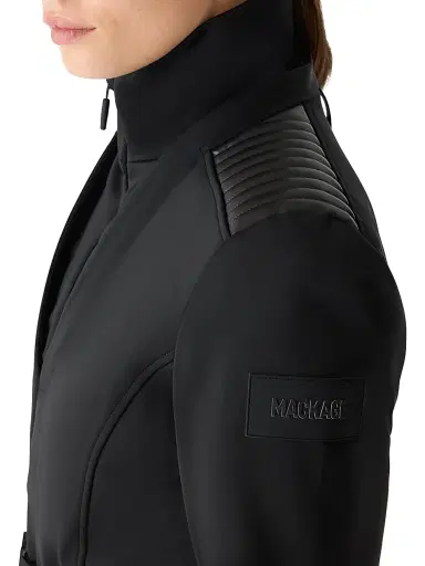 Mackage Women's Elle Shearling Trim Ski Suit - Black - Size XL | Thumbnail 5 Mackage Women's Elle Shearling Trim Ski Suit - Black - Size XL | Thumbnail 5
