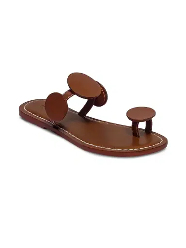 Bernardo Women's New Moon Toe Ring Sandals - Mahogany | Thumbnail 2 Bernardo Women's New Moon Toe Ring Sandals - Mahogany | Thumbnail 2