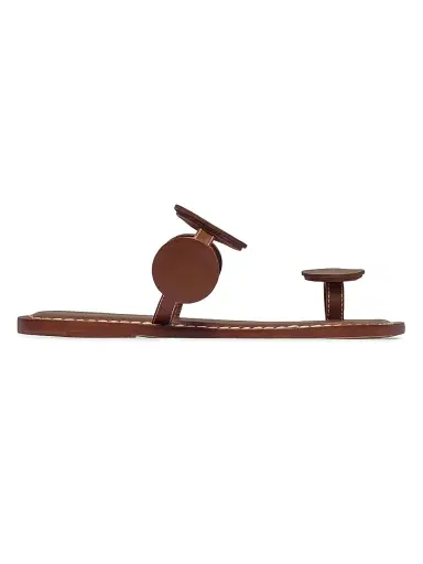 Bernardo Women's New Moon Toe Ring Sandals - Mahogany | Thumbnail 1 Bernardo Women's New Moon Toe Ring Sandals - Mahogany | Thumbnail 1