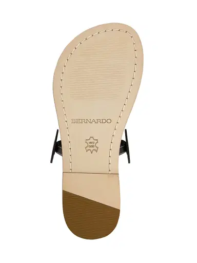 Bernardo Women's New Moon Toe Ring Sandals - Black | Thumbnail 4 Bernardo Women's New Moon Toe Ring Sandals - Black | Thumbnail 4