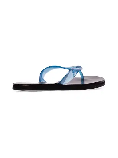 Black Suede Studio Women's Jeli PVC Flip Flops - Blue Pvc | Thumbnail 3 Black Suede Studio Women's Jeli PVC Flip Flops - Blue Pvc | Thumbnail 3