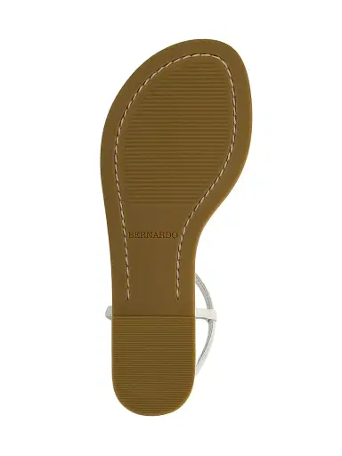 Bernardo Women's Hercu T-Strap Thong Sandals - White | Thumbnail 4 Bernardo Women's Hercu T-Strap Thong Sandals - White | Thumbnail 4