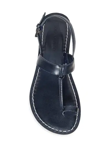 Bernardo Women's Maverick 2 Leather Toe Ring Sandals - Navy | Thumbnail 3 Bernardo Women's Maverick 2 Leather Toe Ring Sandals - Navy | Thumbnail 3