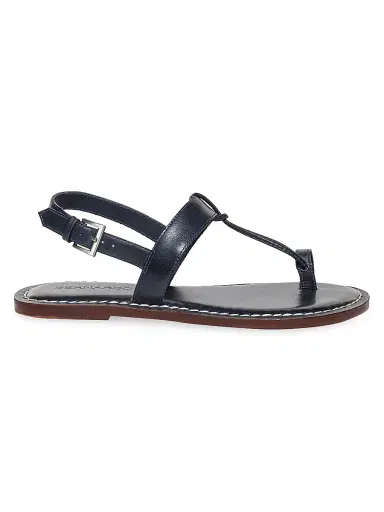Bernardo Women's Maverick 2 Leather Toe Ring Sandals - Navy | Thumbnail 1 Bernardo Women's Maverick 2 Leather Toe Ring Sandals - Navy | Thumbnail 1