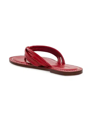 Bernardo Women's Miami Leather Thong Sandals - Red | Thumbnail 3 Bernardo Women's Miami Leather Thong Sandals - Red | Thumbnail 3