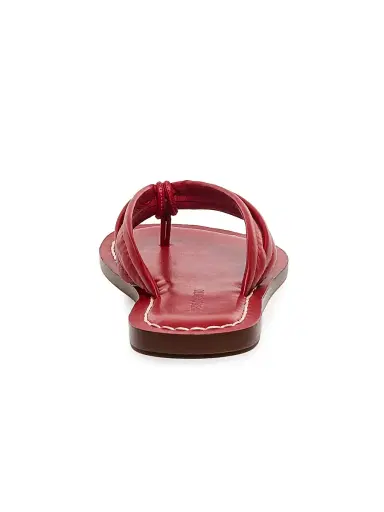 Bernardo Women's Miami Leather Thong Sandals - Red | Thumbnail 8 Bernardo Women's Miami Leather Thong Sandals - Red | Thumbnail 8
