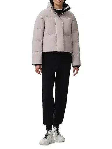 Canada Goose Women's Grandview Crop Jacket - Lucent Rose | Thumbnail 2 Canada Goose Women's Grandview Crop Jacket - Lucent Rose | Thumbnail 2