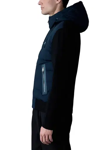 Mackage Men's Andrew Puffer Jacket - Navy | Thumbnail 4 Mackage Men's Andrew Puffer Jacket - Navy | Thumbnail 4