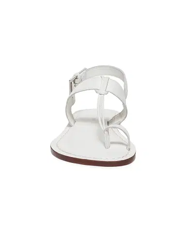 Bernardo Women's Maverick 2 Leather Toe Ring Sandals - White | Thumbnail 4 Bernardo Women's Maverick 2 Leather Toe Ring Sandals - White | Thumbnail 4