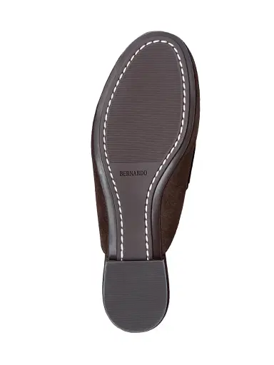 Bernardo Women's Balda Loafer Mules - Dark Chocolate | Thumbnail 4 Bernardo Women's Balda Loafer Mules - Dark Chocolate | Thumbnail 4