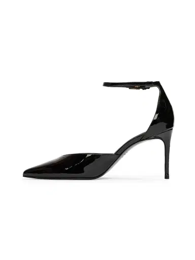 Black Suede Studio Women's Darcie 80MM Patent Pumps - Black Patent | Thumbnail 4 Black Suede Studio Women's Darcie 80MM Patent Pumps - Black Patent | Thumbnail 4