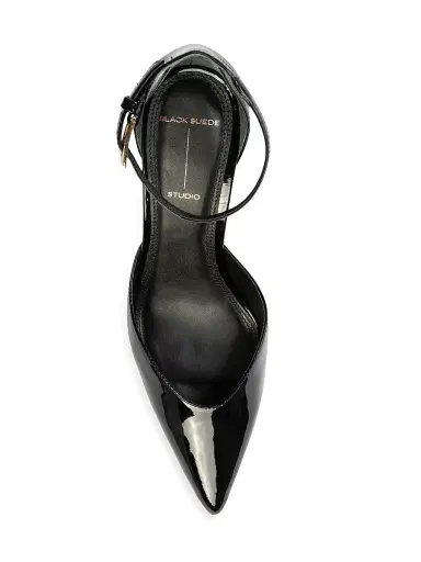 Black Suede Studio Women's Darcie 80MM Patent Pumps - Black Patent | Thumbnail 5 Black Suede Studio Women's Darcie 80MM Patent Pumps - Black Patent | Thumbnail 5