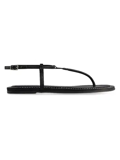 Bernardo Women's Hercu T-Strap Thong Sandals - Black | Thumbnail 1 Bernardo Women's Hercu T-Strap Thong Sandals - Black | Thumbnail 1