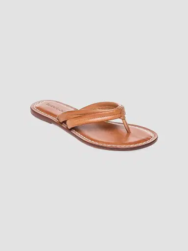 Bernardo Women's Miami Leather Thong Sandals - Luggage | Thumbnail 2 Bernardo Women's Miami Leather Thong Sandals - Luggage | Thumbnail 2