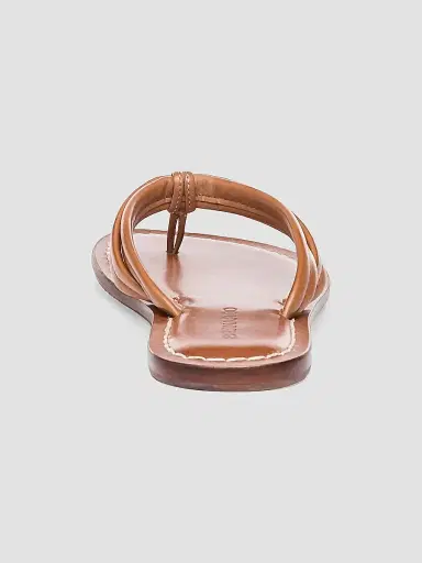 Bernardo Women's Miami Leather Thong Sandals - Luggage | Thumbnail 8 Bernardo Women's Miami Leather Thong Sandals - Luggage | Thumbnail 8
