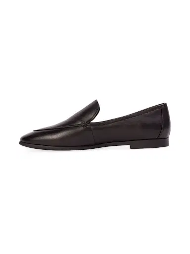 Black Suede Studio Women's Allie Leather Loafers - Black Leather | Thumbnail 4 Black Suede Studio Women's Allie Leather Loafers - Black Leather | Thumbnail 4