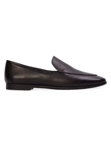 Black Suede Studio Women's Allie Leather Loafers - Black Leather | Thumbnail 1 Black Suede Studio Women's Allie Leather Loafers - Black Leather | Thumbnail 1