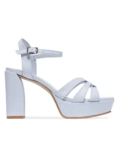 Bernardo Women's Vittoria Platform Sandals - Powder Blue - Size 11 | Thumbnail 1 Bernardo Women's Vittoria Platform Sandals - Powder Blue - Size 11 | Thumbnail 1