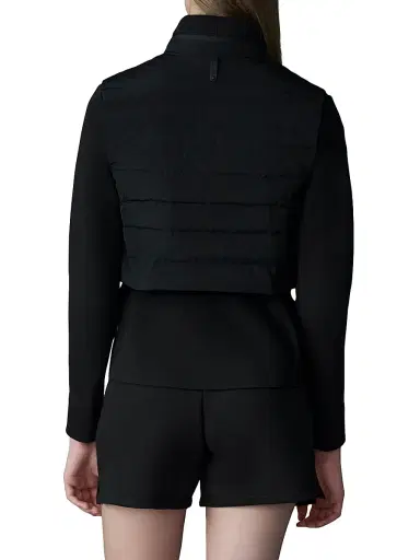 Mackage Women's Priscilla Mixed-Media Jacket - Black - Size XL | Thumbnail 5 Mackage Women's Priscilla Mixed-Media Jacket - Black - Size XL | Thumbnail 5
