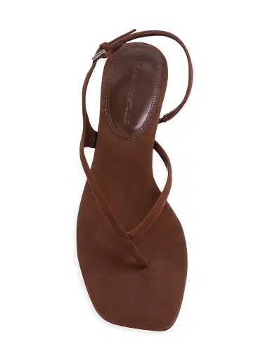Black Suede Studio Women's Mehak 35MM Suede Sandals | Thumbnail 5 Black Suede Studio Women's Mehak 35MM Suede Sandals | Thumbnail 5