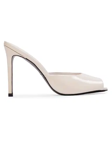 Black Suede Studio Women's Uma 100MM Mule Sandals - Coconut Patent Leather - Size 10 | Thumbnail 1 Black Suede Studio Women's Uma 100MM Mule Sandals - Coconut Patent Leather - Size 10 | Thumbnail 1