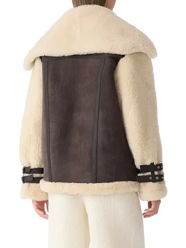 Mackage Women's Rhoslyn Suede & Shearling Moto Jacket | Thumbnail 6 Mackage Women's Rhoslyn Suede & Shearling Moto Jacket | Thumbnail 6