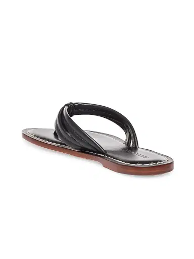 Bernardo Women's Miami Leather Thong Sandals - Black | Thumbnail 3 Bernardo Women's Miami Leather Thong Sandals - Black | Thumbnail 3