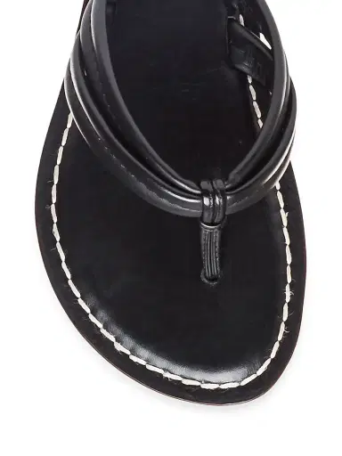 Bernardo Women's Miami Leather Thong Sandals - Black | Thumbnail 4 Bernardo Women's Miami Leather Thong Sandals - Black | Thumbnail 4