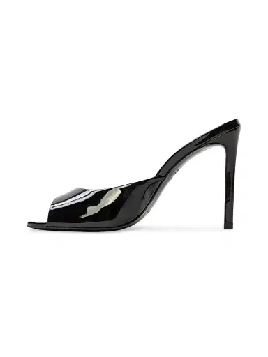 Black Suede Studio Women's Alessia Patent Mules - Black Patent | Thumbnail 5 Black Suede Studio Women's Alessia Patent Mules - Black Patent | Thumbnail 5