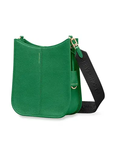 MAISON de SABRÉ Women's Leather Saddle Bag - Emerald Green | Thumbnail 6 MAISON de SABRÉ Women's Leather Saddle Bag - Emerald Green | Thumbnail 6